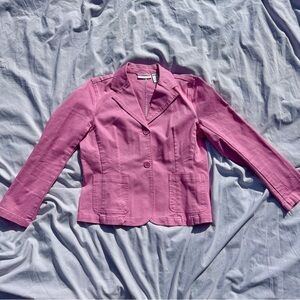 Chadwick’s Baby Pink Denim Jacket 💕 | Size 16 | Y2K Pastel